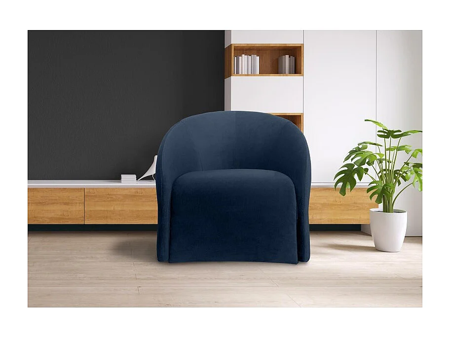 SCALA Fauteuil pivotant bleu marine