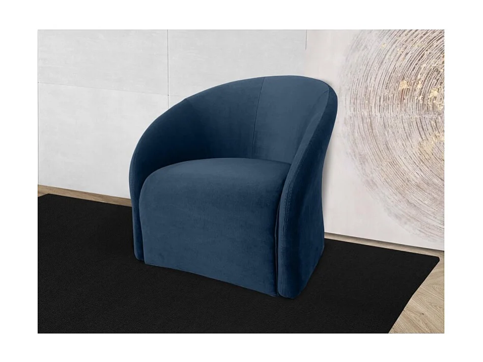 SCALA Fauteuil pivotant bleu marine