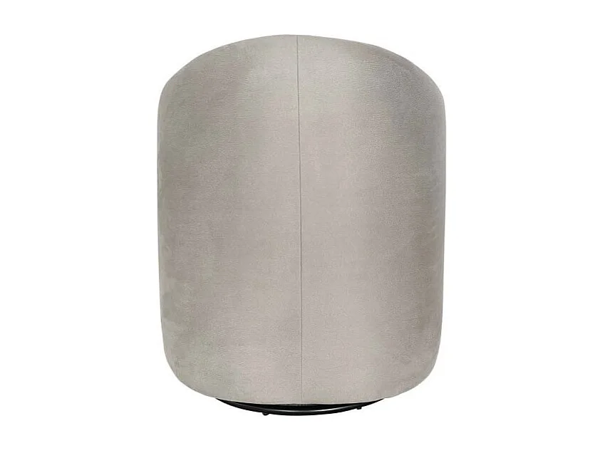 PISE Fauteuil crapaud pivotant beige crème