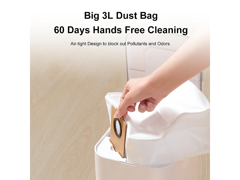 Robot Aspirateur Laveur  - M70 PRO - 5000Pa - Station de Vidage Automatique - Laser