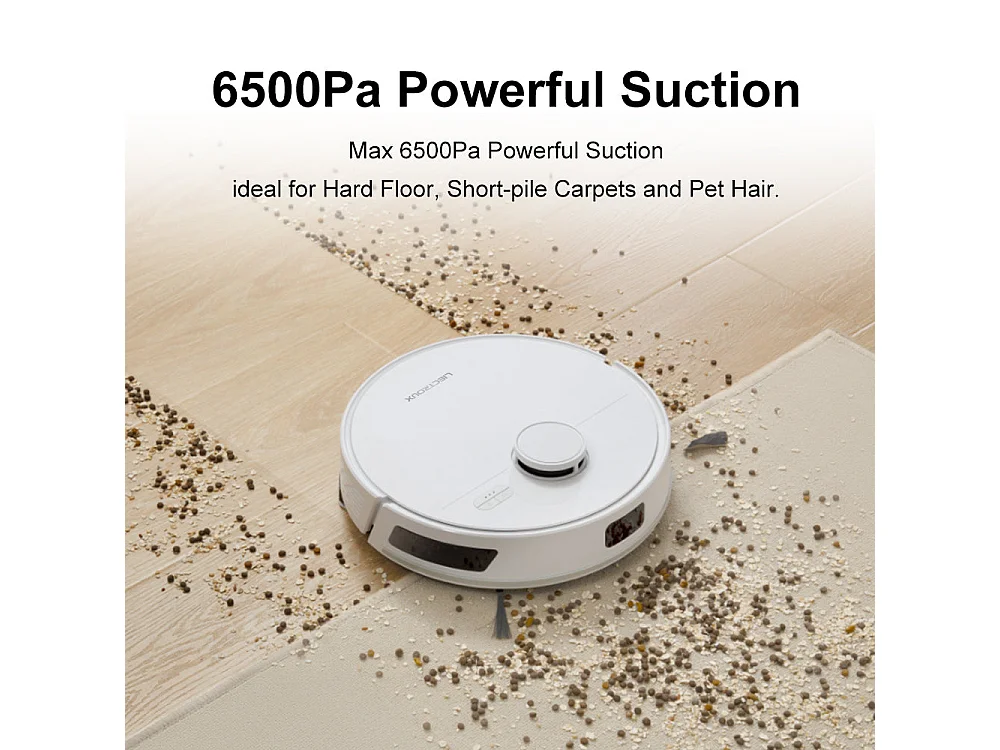Robot Aspirateur Laveur  - M70 PRO - 5000Pa - Station de Vidage Automatique - Laser