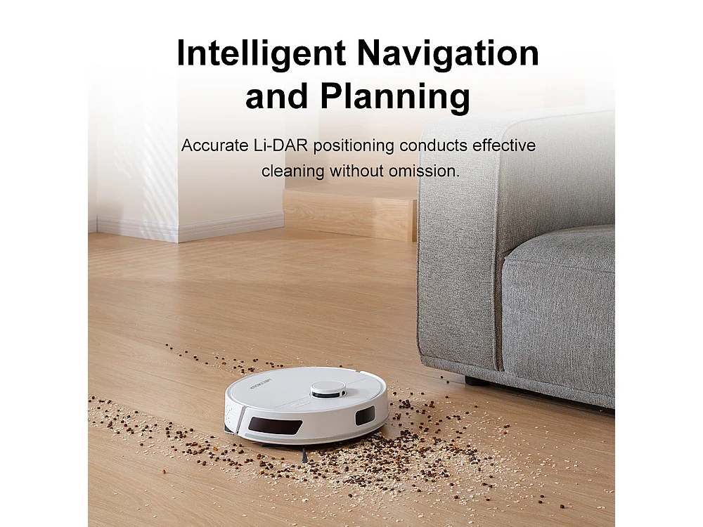 Robot Aspirateur Laveur  - M70 PRO - 5000Pa - Station de Vidage Automatique - Laser