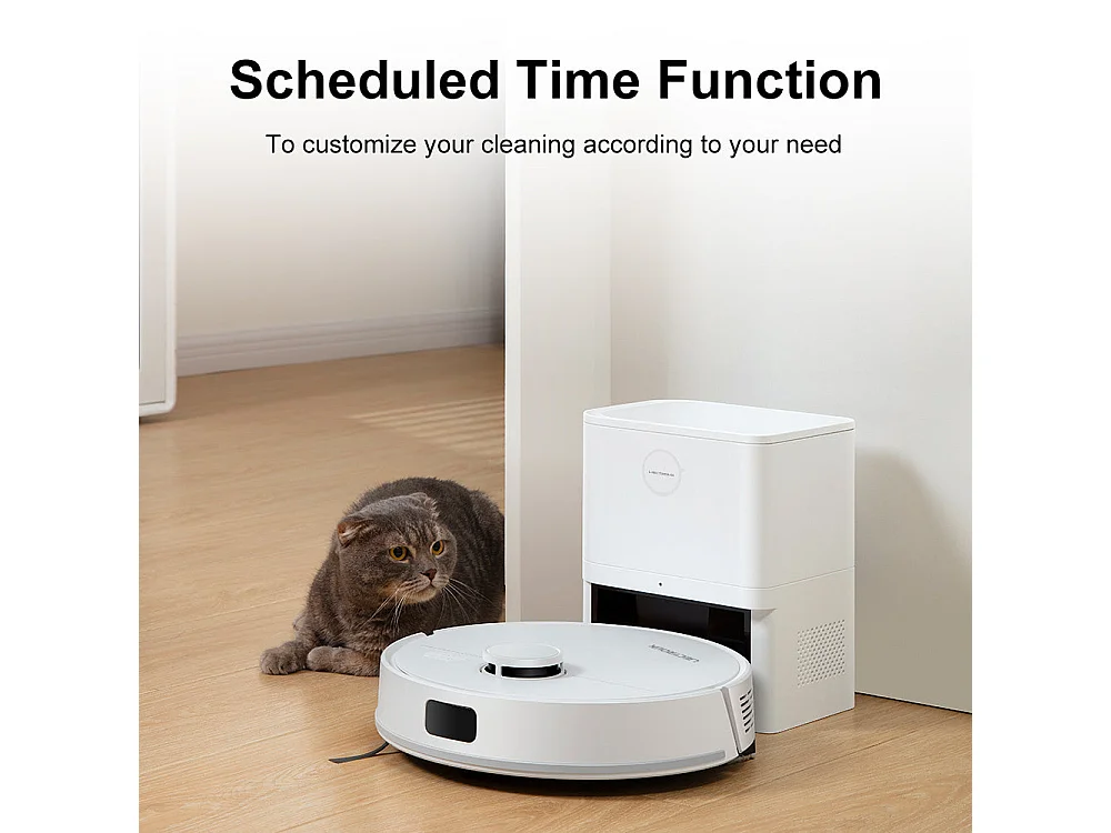 Robot Aspirateur Laveur  - M70 PRO - 5000Pa - Station de Vidage Automatique - Laser