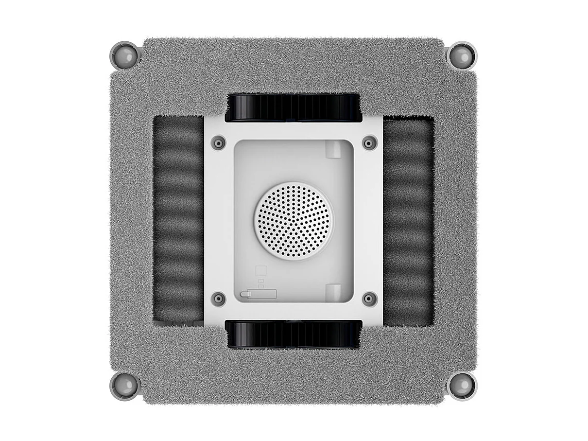 Robot lave-vitres S9, avec 2 brosses rotatives, pompe à eau à 6 jets, moteur sans balais, aspiration de 9 kPa, 8 micro-interrupteurs,app, instructions vocales.