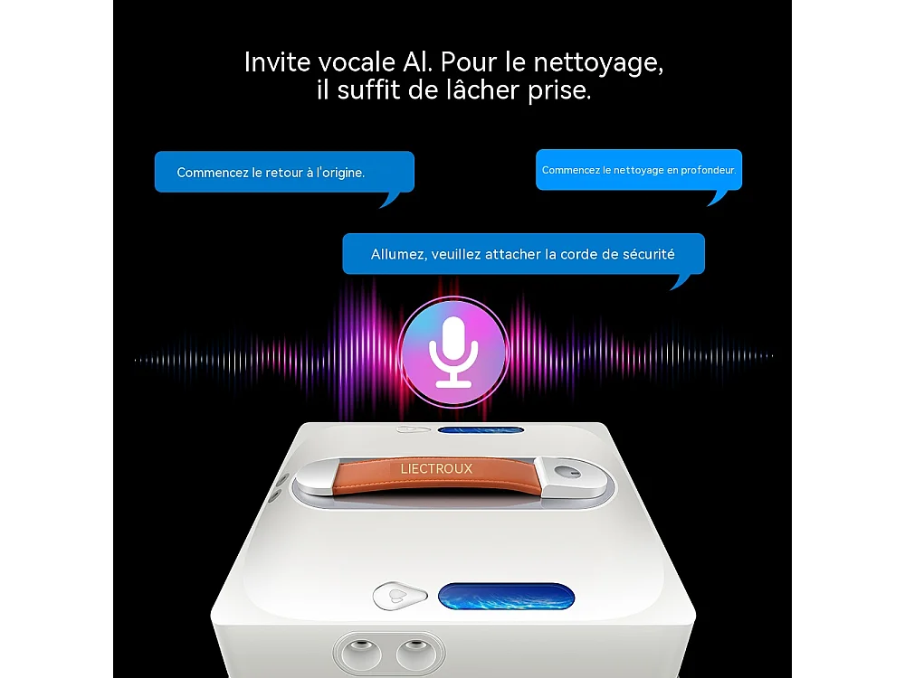 Robot nettoyeur de fenêtres Liectroux S11, Pulvérisation d'eau 4 directions, Robot nettoyeur pour vitres, sols et carreaux de murs domestiques