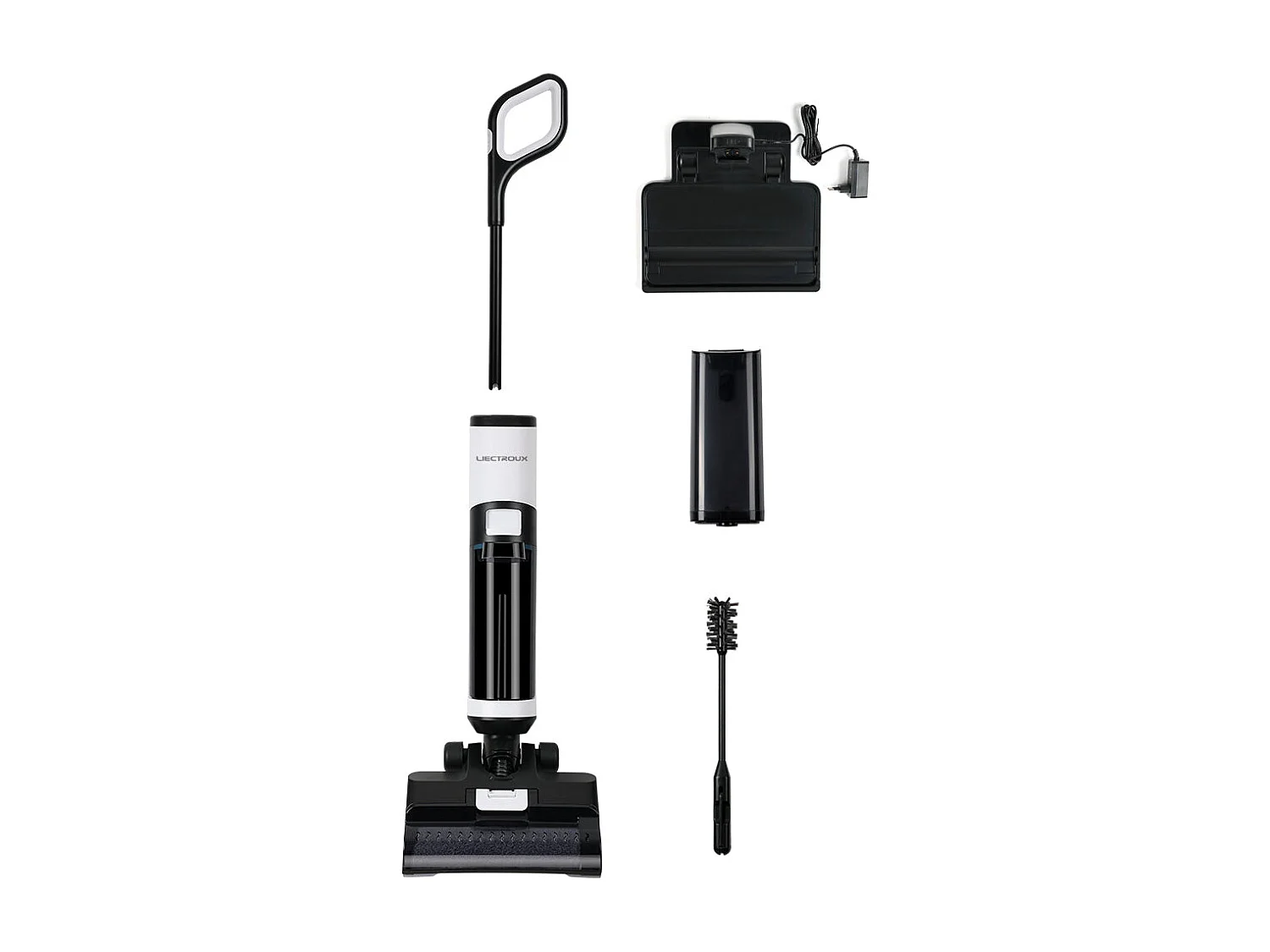 Aspirateur eau et poussière sans fil portatif i7 Pro, autonettoyant, autoséchant, avec guide vocal