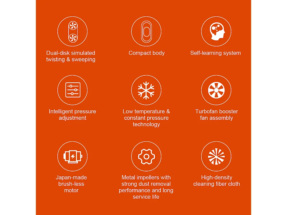 Robot Laveur de Vitres - HCR - HCR-09 - AI - Télécommande - Nettoyage rapide