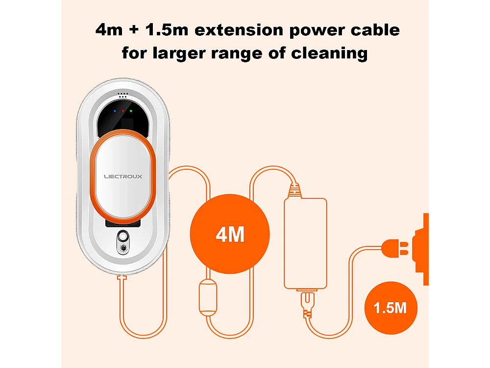 Robot Laveur de Vitres - HCR - HCR-09 - AI - Télécommande - Nettoyage rapide