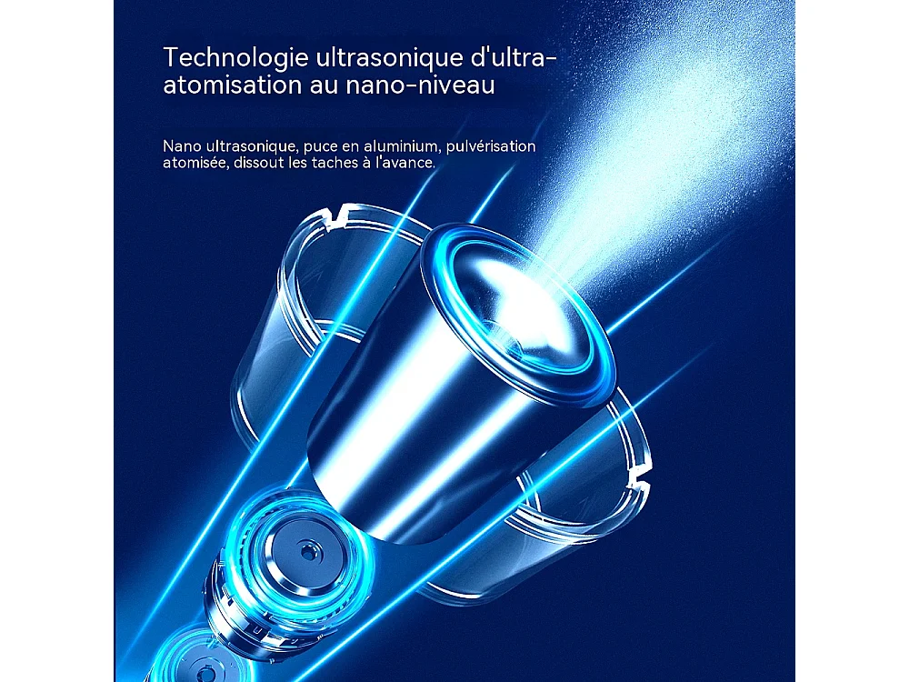 Robot Lave-Vitre - LIECTROUX - YW710 - Double Pulvrisation - Assistant vocal - Vitesse 3,5 minm