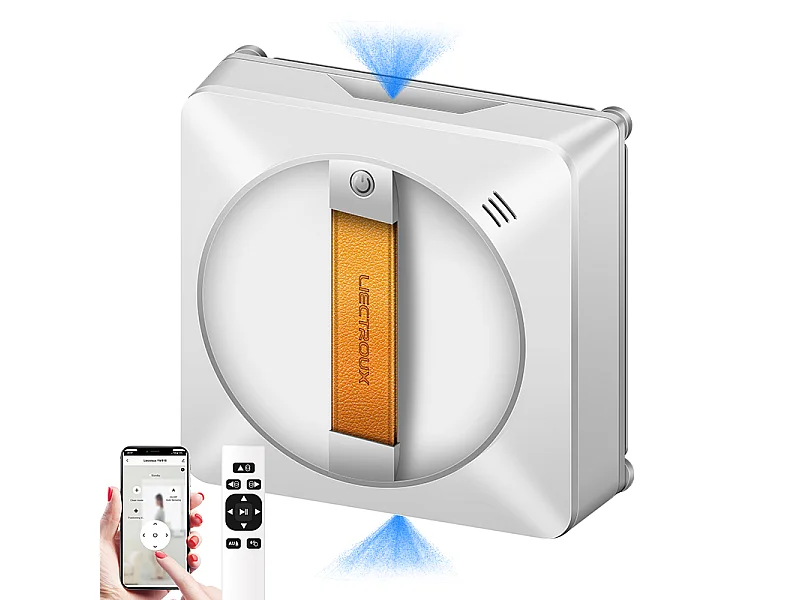 Aspirateur robot YW710 Nettoyeur automatique double face à jet d'eau, tuya app, guidage vocal, nettoyage automatique des vitres avec ou sans cadre