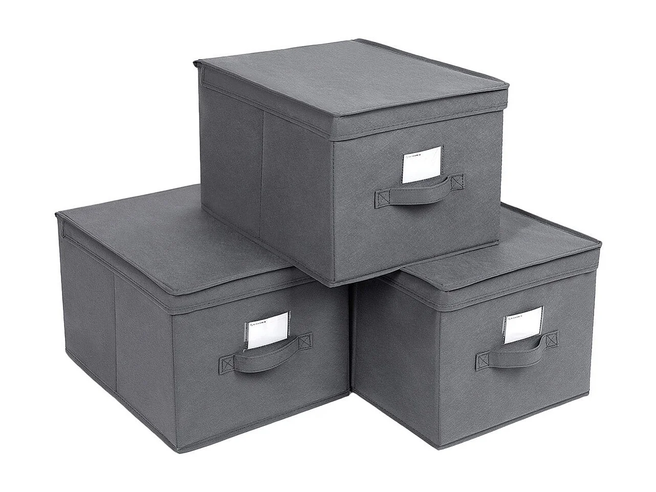 Lot de 3 boîtes de rangement, boîte pliante Mamoudzou
