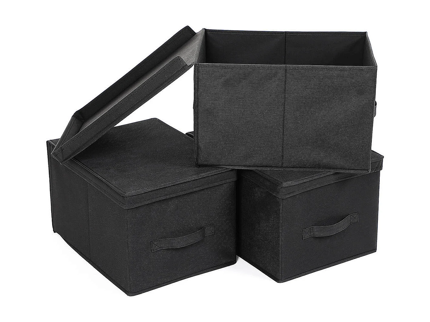 Lot de 3 boîtes de rangement, boîte pliante Mamoudzou