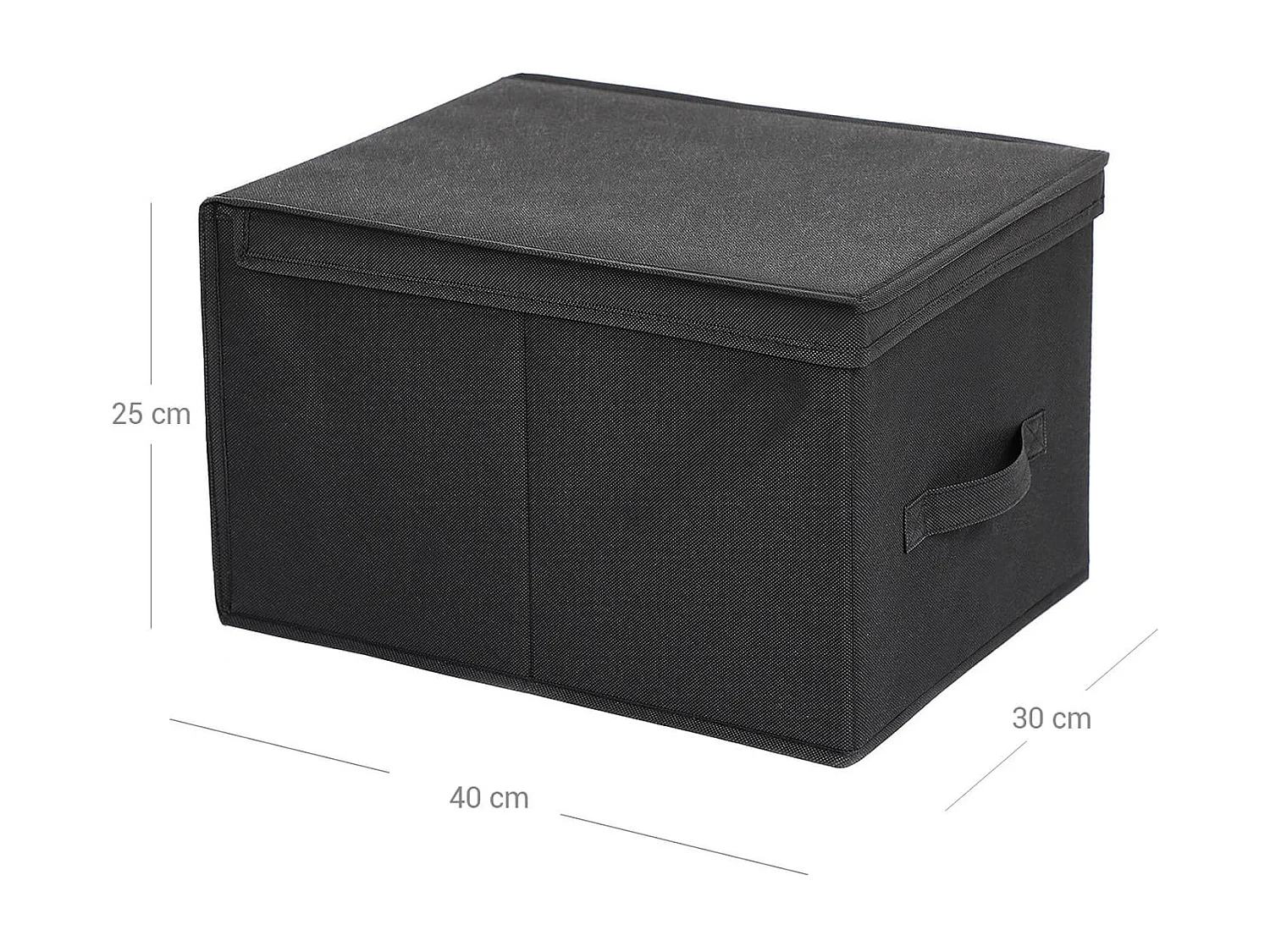 Lot de 3 boîtes de rangement, boîte pliante Mamoudzou