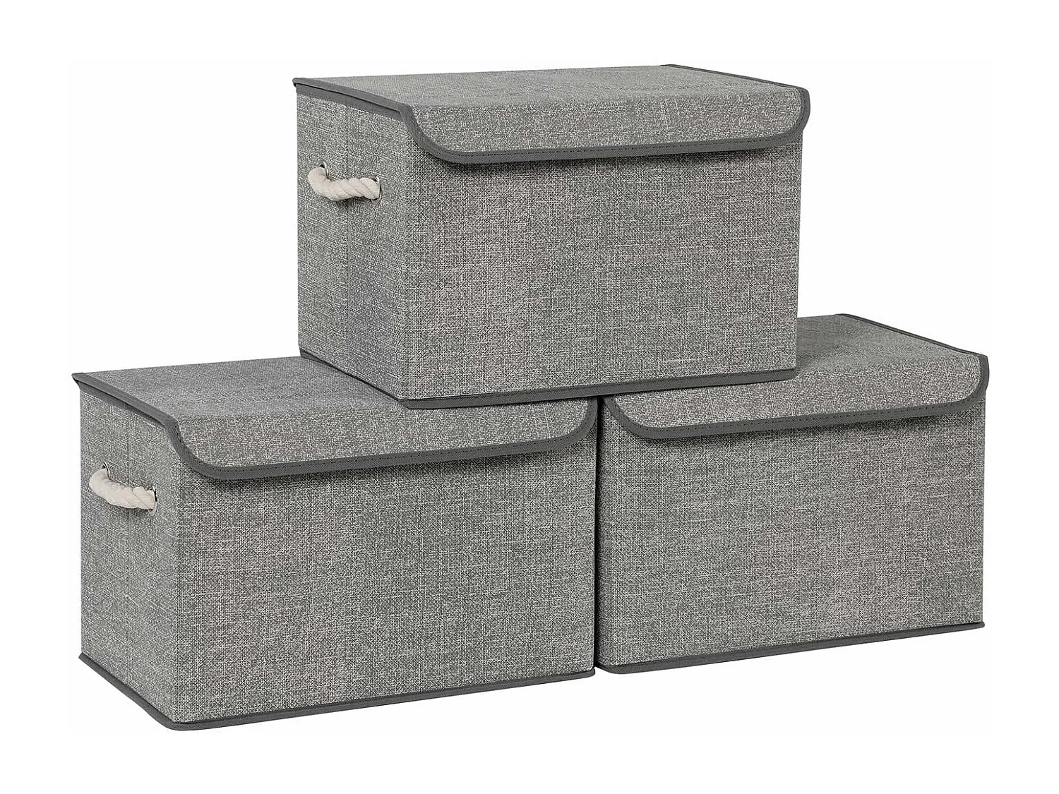 Lot de 3 boîtes de rangement pliables Saint-Pétersbourg