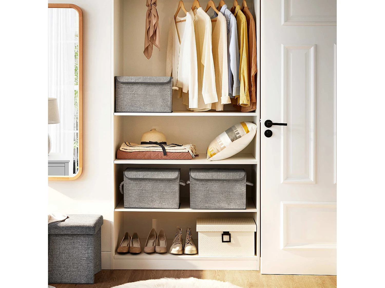 Lot de 3 boîtes de rangement pliables Saint-Pétersbourg