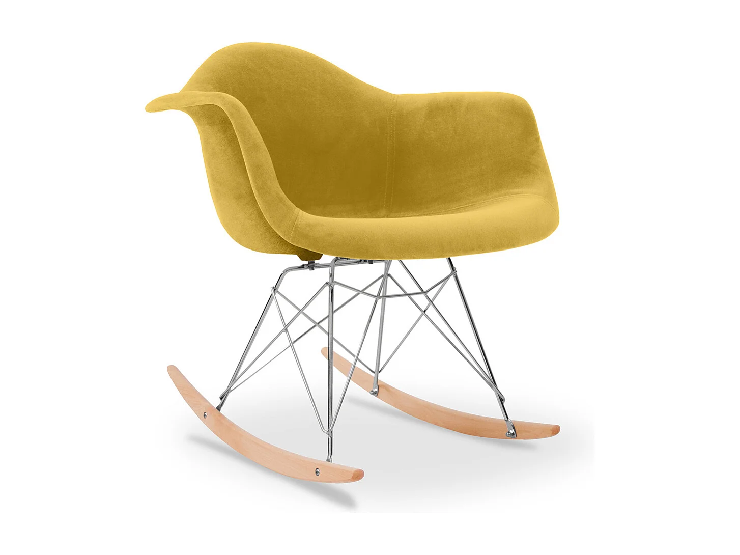 Schaukelstuhl Rarwick Scandinavian Style Premium Design - Full Stoff