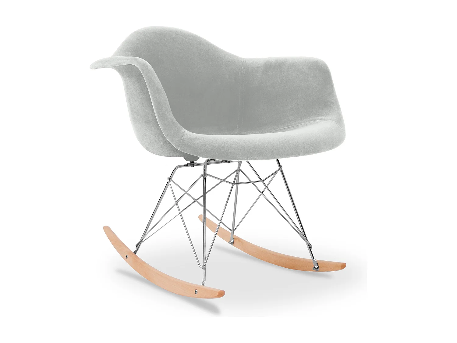 Schaukelstuhl Rarwick Scandinavian Style Premium Design - Full Stoff