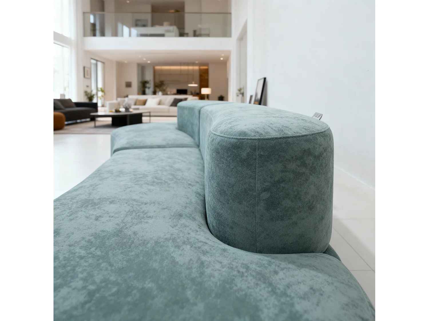 Canapé Lounge double - sauge