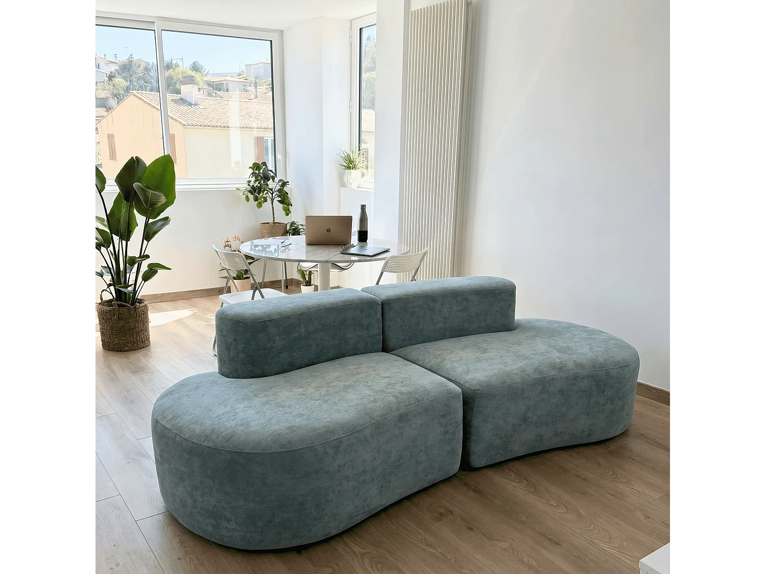 Divano Lounge doppio - salvia