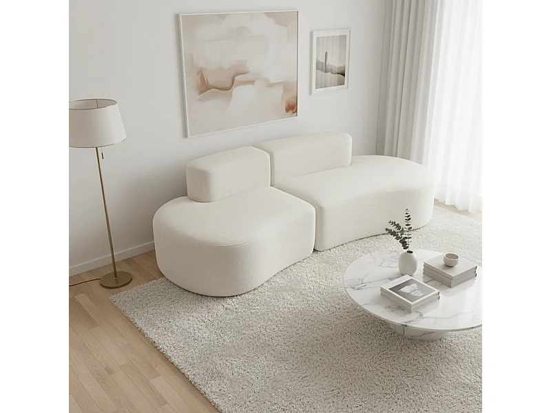 Canapé Lounge double - blanc