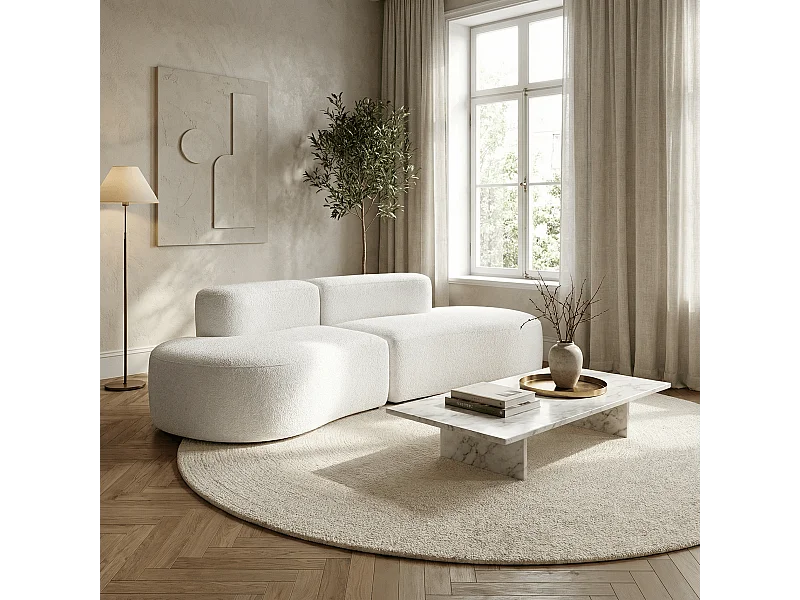 Coco Living Divano Lounge doppio - bianco