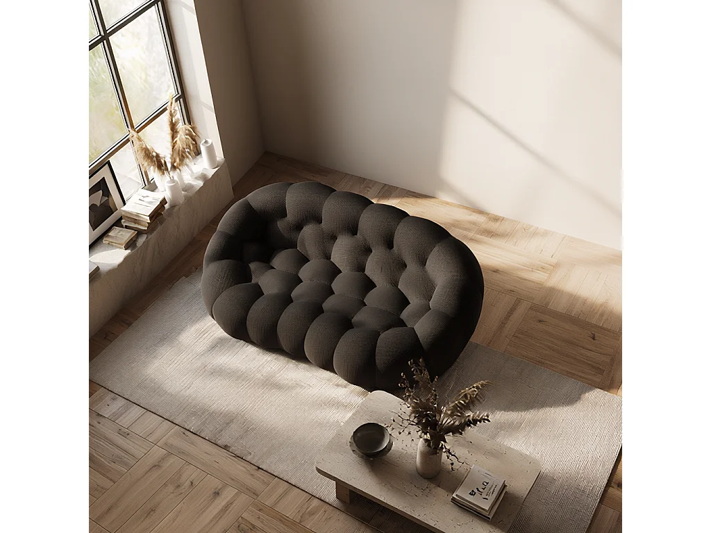 Coco Living Canapé Cocoon Double 2 places - Chocolat noir