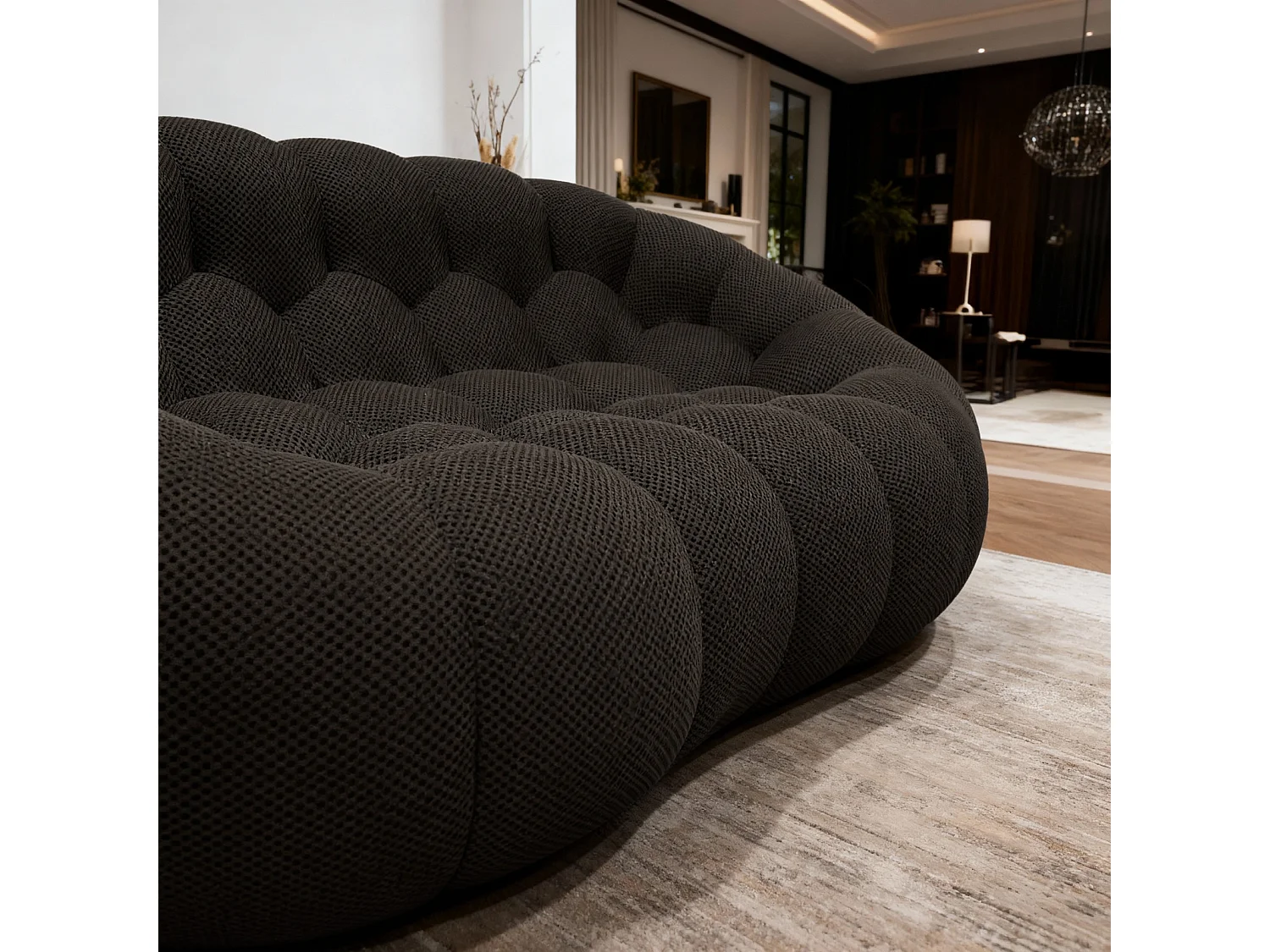 Coco Living Canapé Cocoon Double 2 places - Chocolat noir