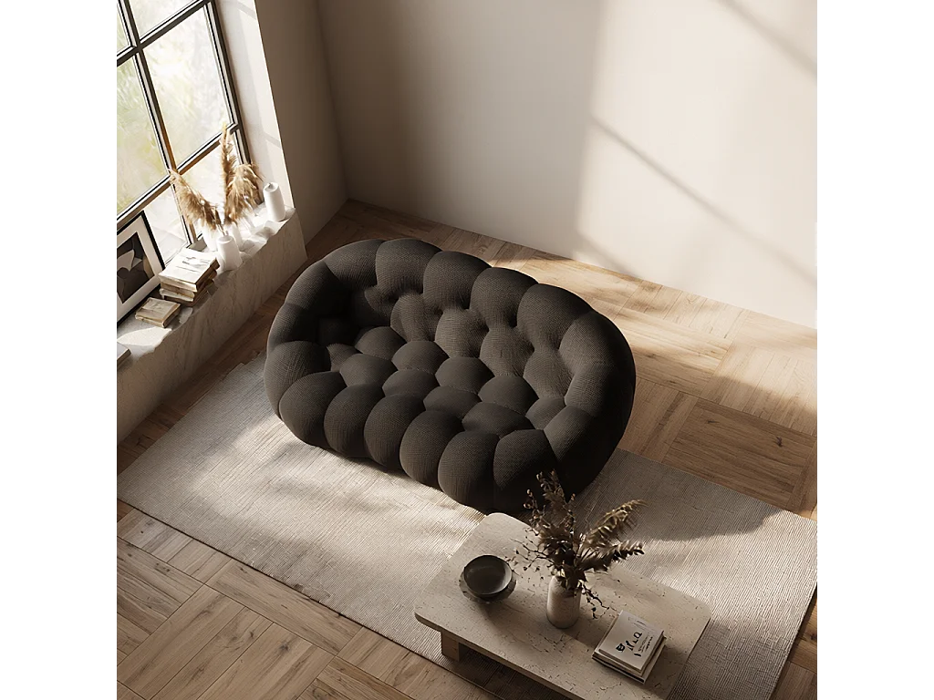 Coco Living Canapé Cocoon Double 2 places - Chocolat noir