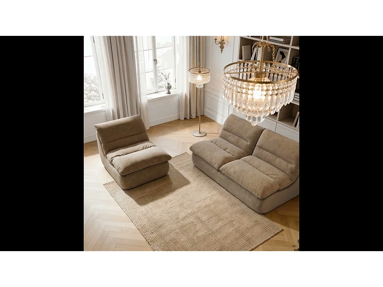 Coco Living Pack Nuvia Living 3 places - sable et sable