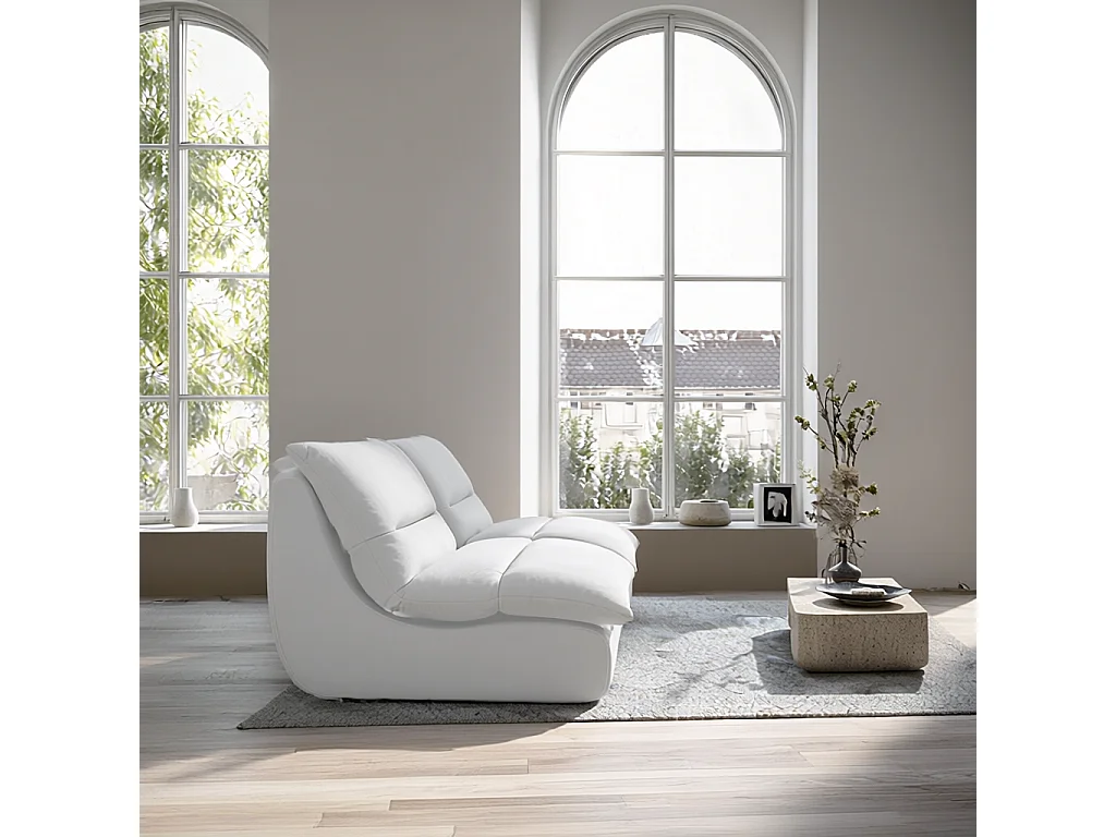 Canapé Nuvia Double 2 places - blanc