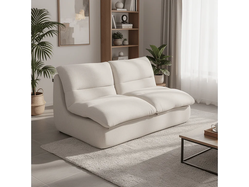 Coco Living Sofa Nuvia Doppel 2-Sitzer - Weiß