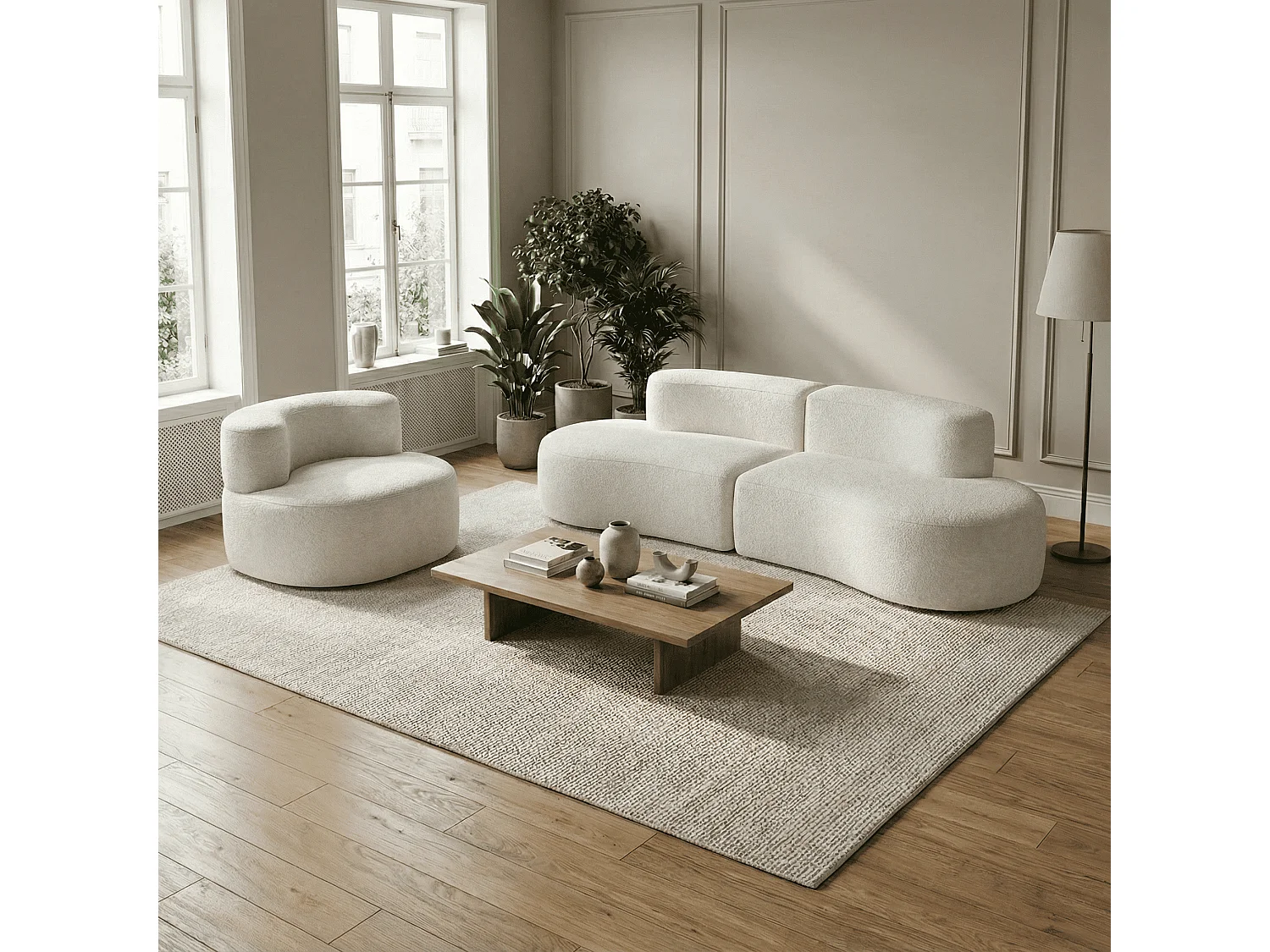 Zestaw Lounge Coco Living sofa i fotel