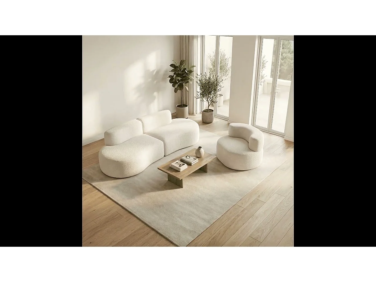 Zestaw Lounge Coco Living sofa i fotel