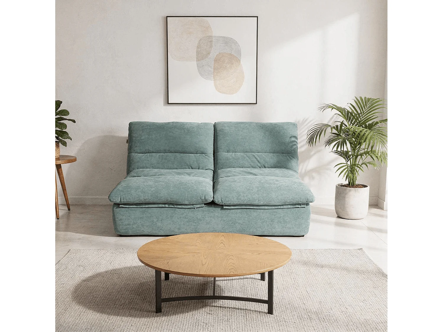 Coco Living Sofa Nuvia Doppel 2-Sitzer - Salbei