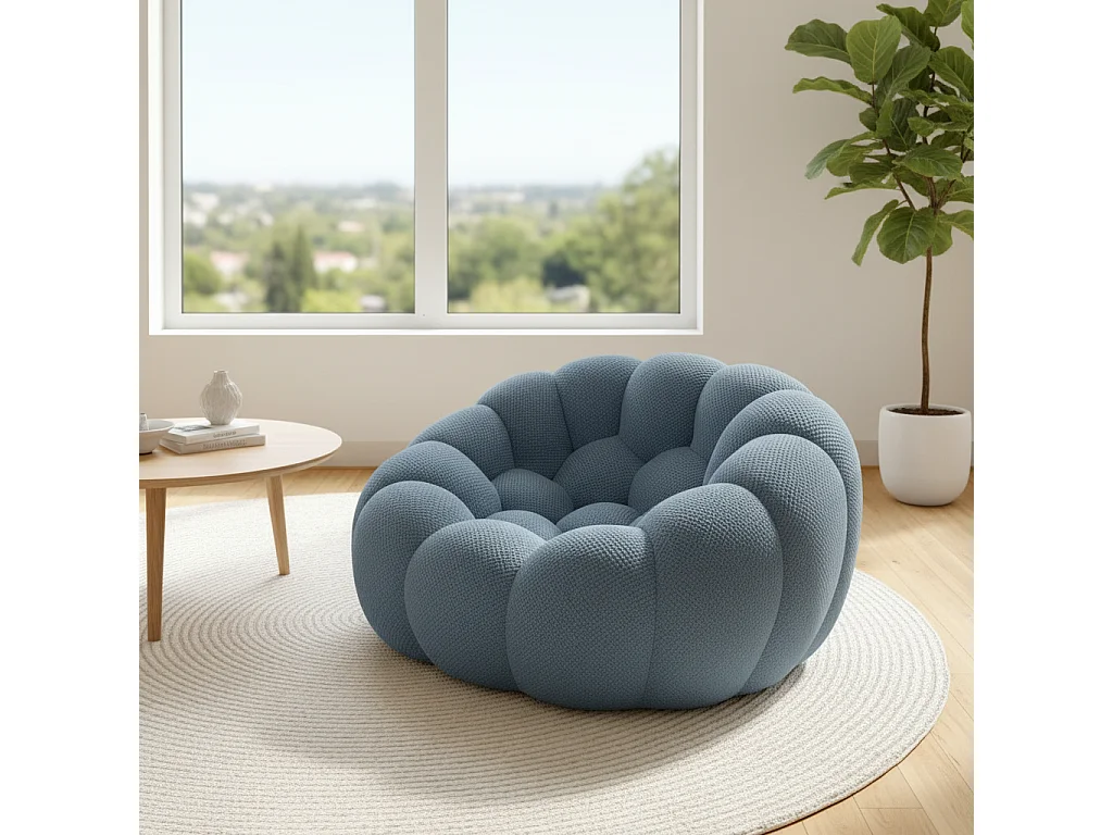Coco Living Fauteuil Cocoon 1 place - bleu