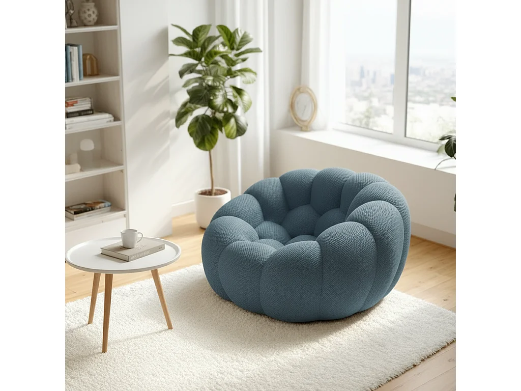 Coco Living Fauteuil Cocoon 1 place - bleu
