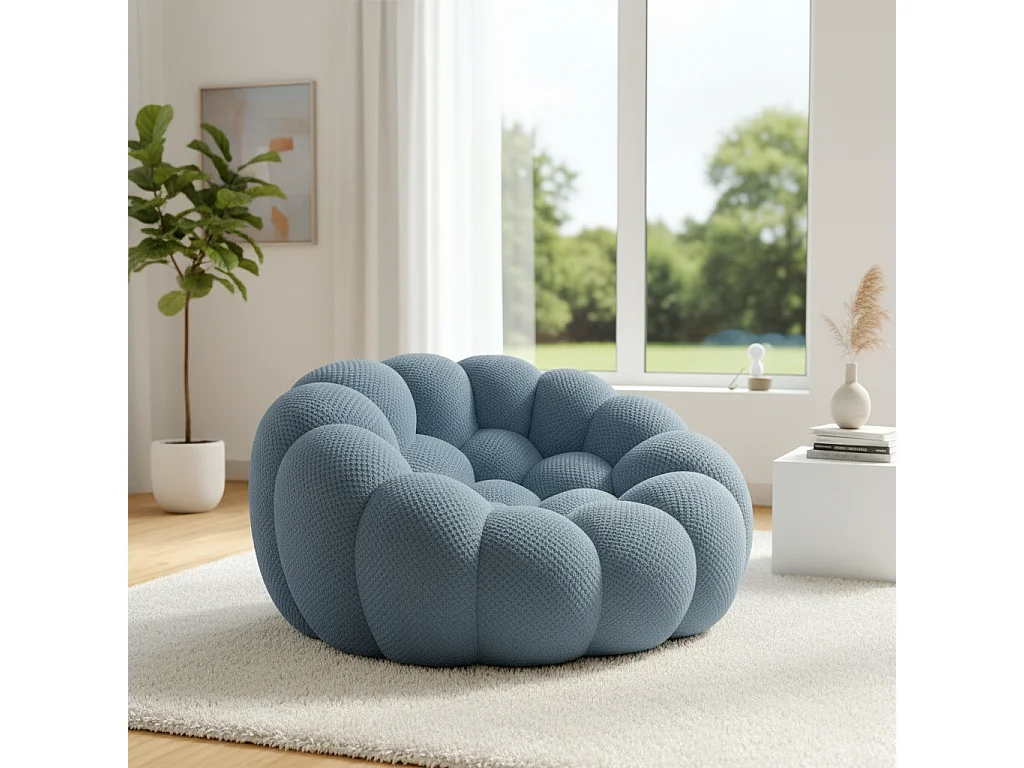 Coco Living Fauteuil Cocoon 1 place - bleu