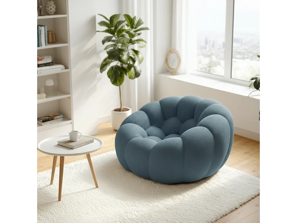 Coco Living Fauteuil Cocoon 1 place - bleu
