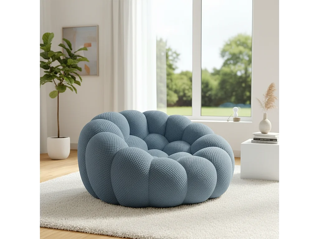 Coco Living Fauteuil Cocoon 1 place - bleu
