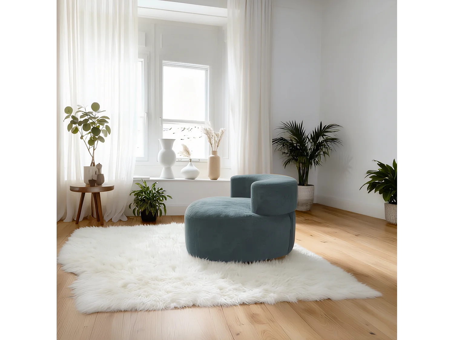 Coco Living Fauteuil Milo 1 place - sauge