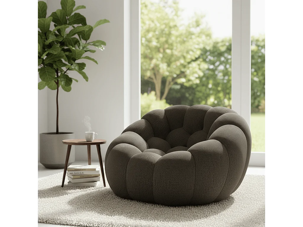 Coco Living Fauteuil Cocoon 1 place - chocolat