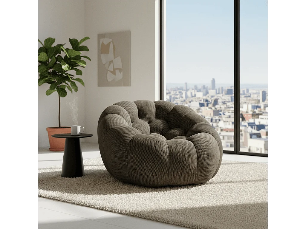 Coco Living Fauteuil Cocoon 1 place - chocolat