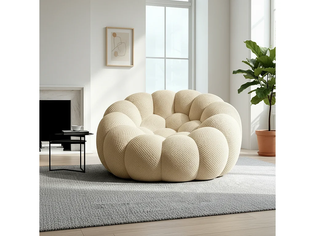 Wohnzimmersessel Cocoon 1-Sitzer - Sand