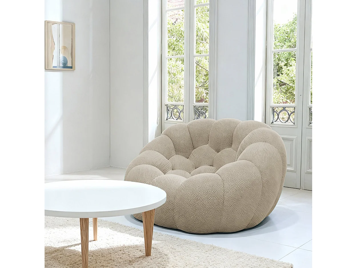 Coco Living Fauteuil Cocoon 1 place - sable