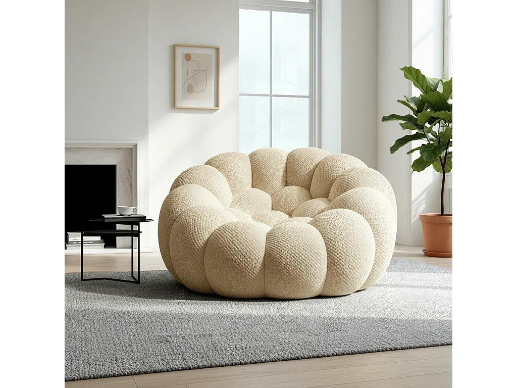 Coco Living Fauteuil Cocoon 1 place - sable