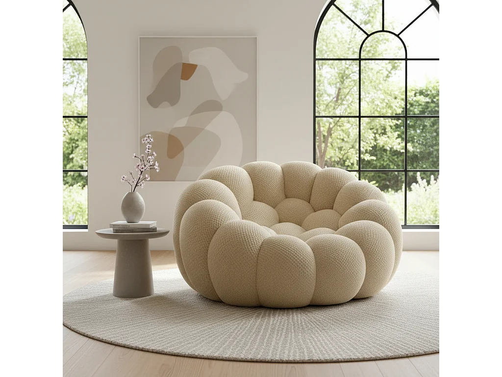 Coco Living Fauteuil Cocoon 1 place - sable