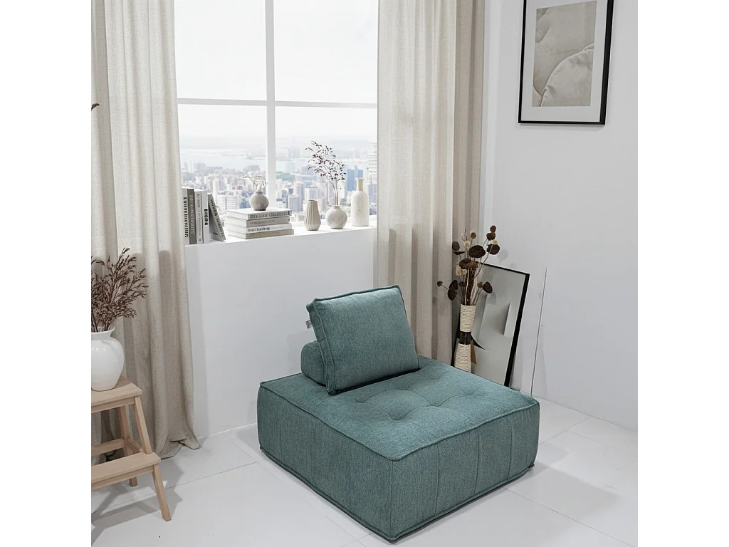 Coco Living Fauteuil Zen 1 place - sauge