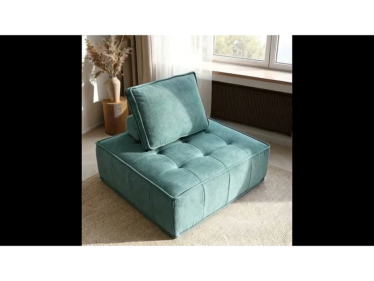 Fotel Zen 1-osobowy – szałwia