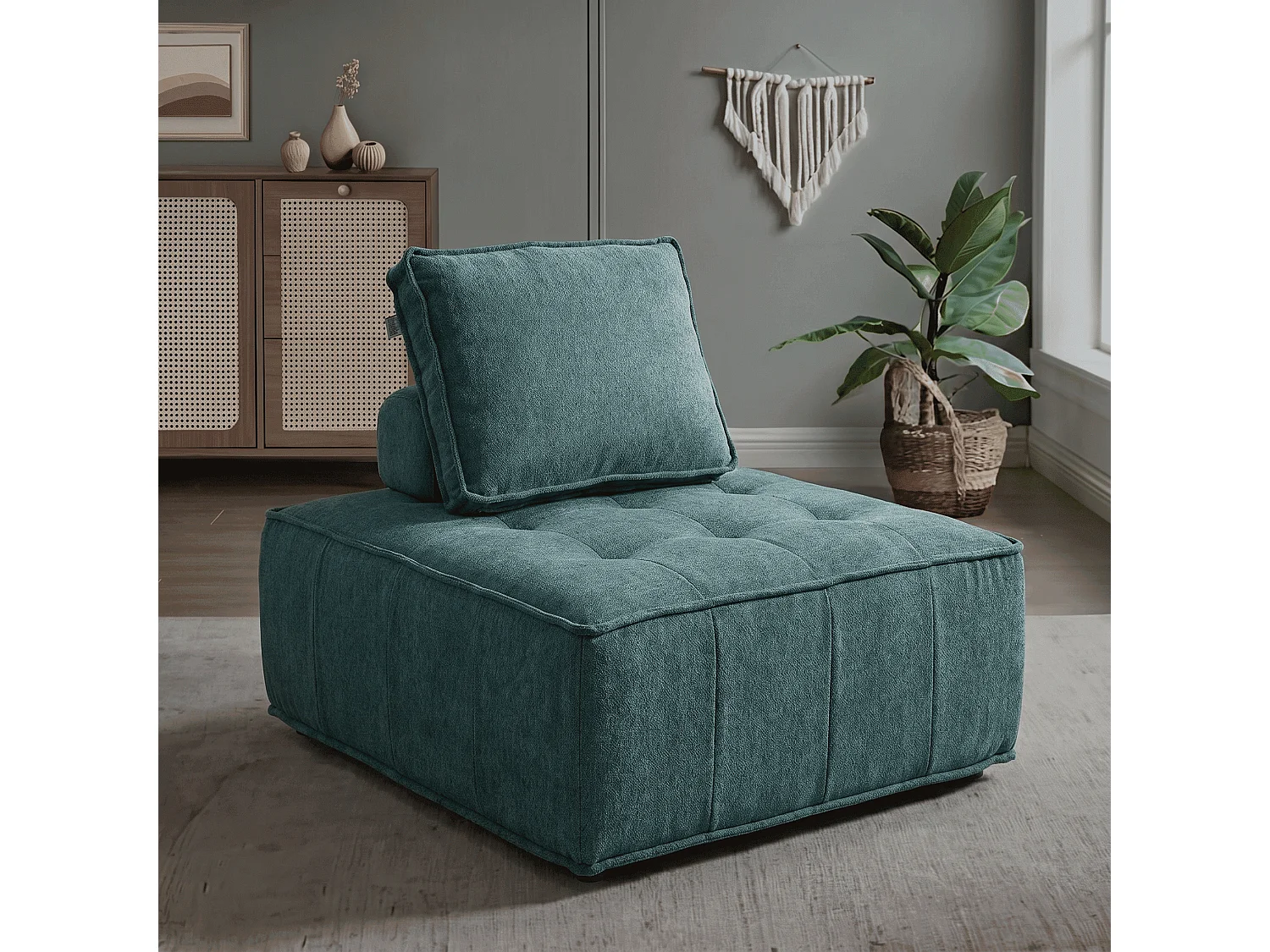 Sillón Zen 1 plaza - salvia