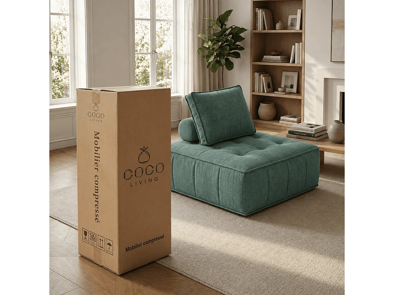 Sillón Zen 1 plaza - salvia